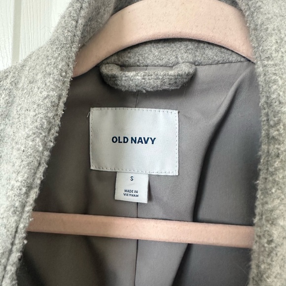 small H&M wool like grey trench coat - Picture 3 of 5